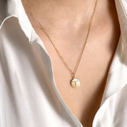 Letters Vintage Harf Altın Charm