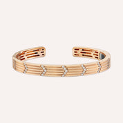 Alicia 0.70 CT Pırlanta Taşlı Rose Altın Bileklik