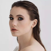 Alpheratz Yakut ve Pırlanta Taşlı Baston Küpe