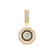 Altıgen Taşlı Charm