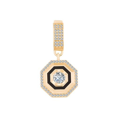 Altıgen Taşlı Charm