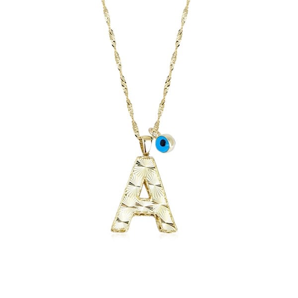 Altın A Harf Kolye