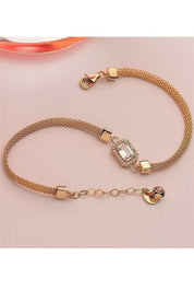 Altın Baget Taşlı Bileklik