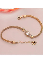 Altın Baget Taşlı Bileklik