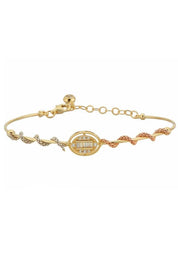 Altın Baget Taşlı Bilezik