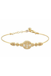 Altın Baget Taşlı Bilezik