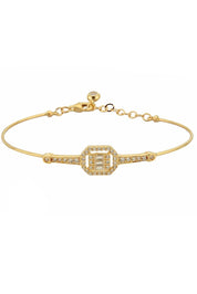 Altın Baget Taşlı Bilezik