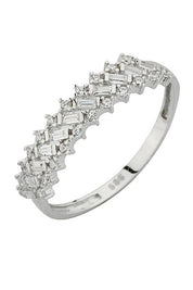 Altın Baget Taşlı Yüzük