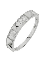 Altın Baget Taşlı Yüzük