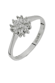 Altın Baget Taşlı Yüzük