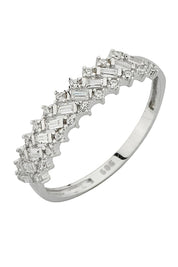 Altın Baget Taşlı Yüzük