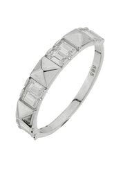 Altın Baget Taşlı Yüzük