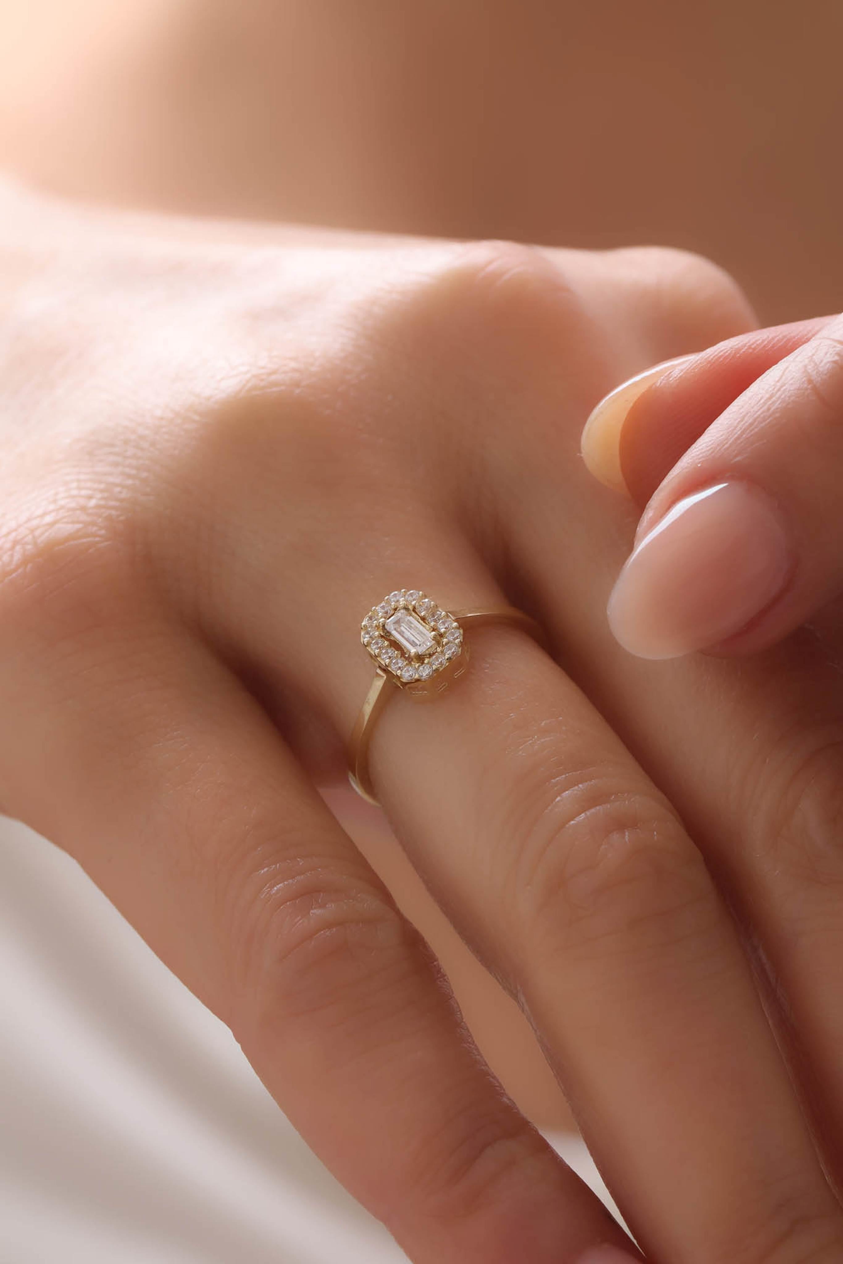 Altın Baget Yüzük