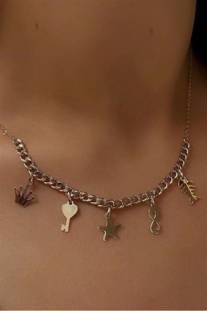 Altın Charm Kolye