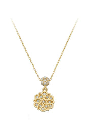 Altın Çiçek Kolye