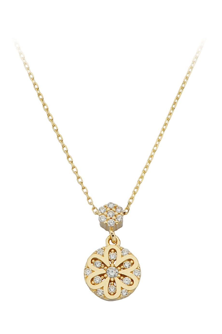 Altın Çiçek Kolye