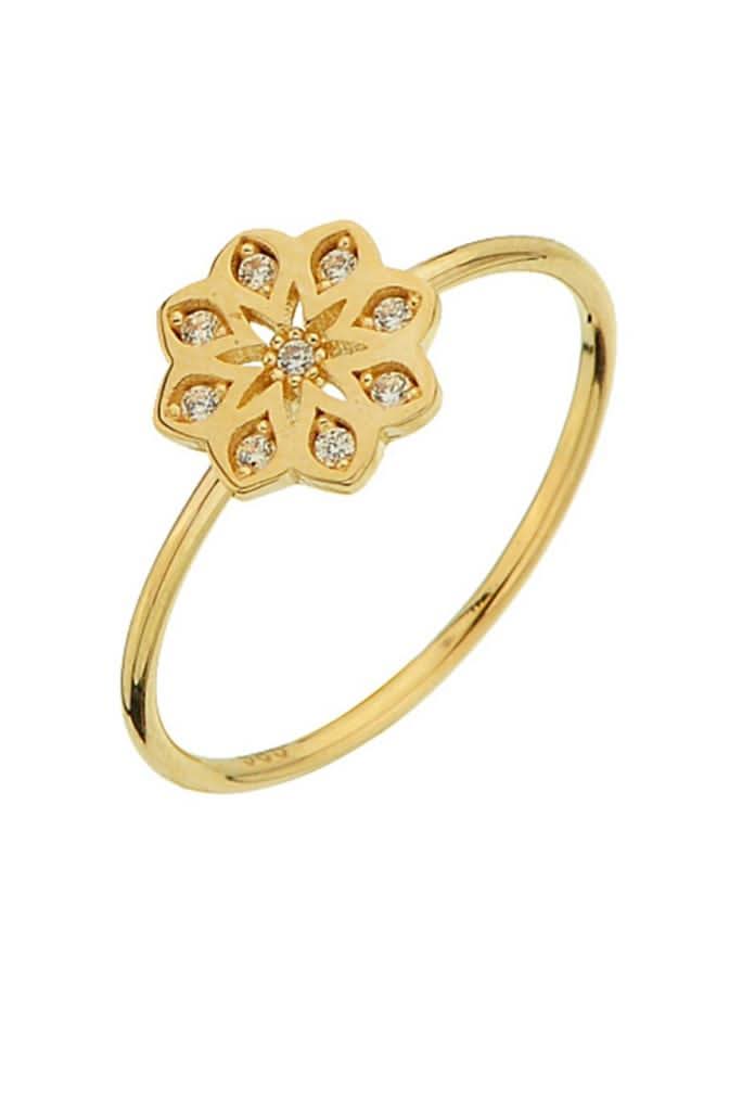 Altın Çiçek Yüzük
