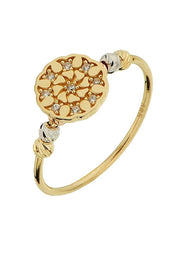 Altın Dorika Toplu Kar Tanesi Yüzük
