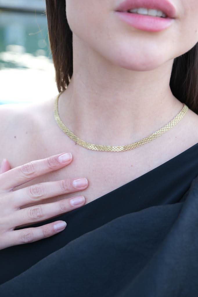 Altın Tasarım Kolye