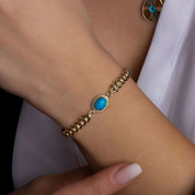 Altın Firuze Bileklik