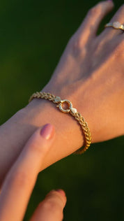 Altın Halat Zincir Bileklik