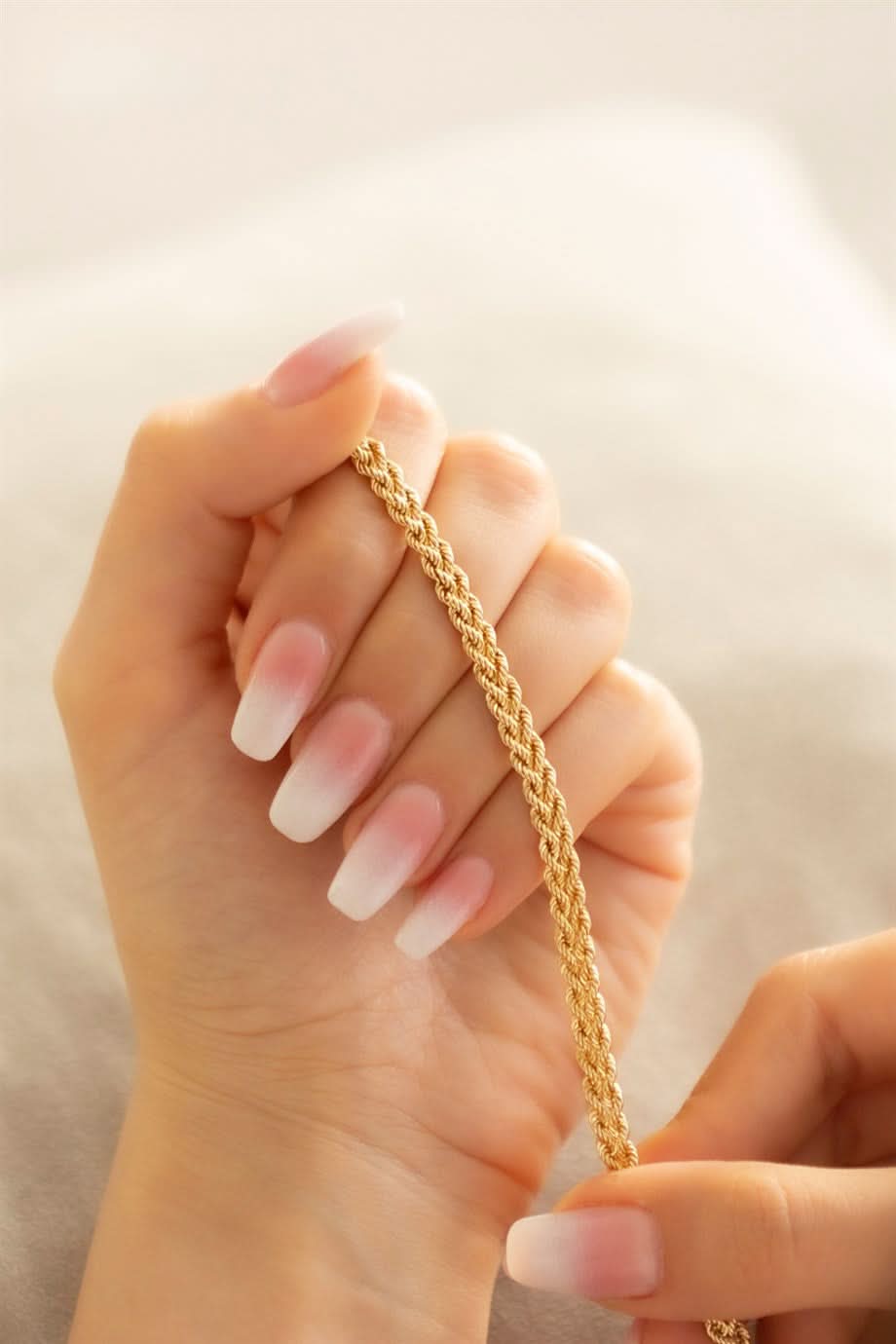 Altın Halat Zincir Bileklik