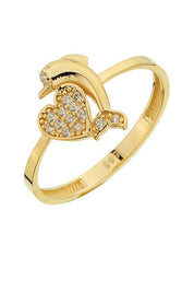 Altın Kalp Ve Yunus Yüzük