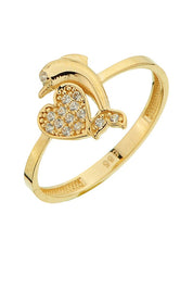 Altın Kalp Ve Yunus Yüzük