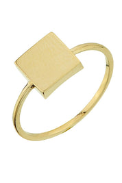 Altın Kare Yüzük