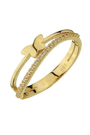 Altın Kelebek Yüzük