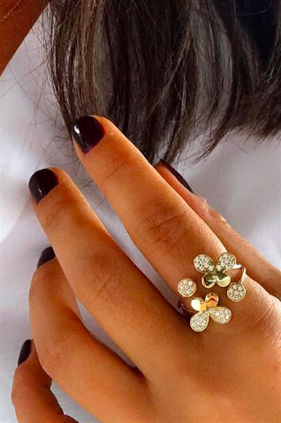 Altın Kelebek Yüzük