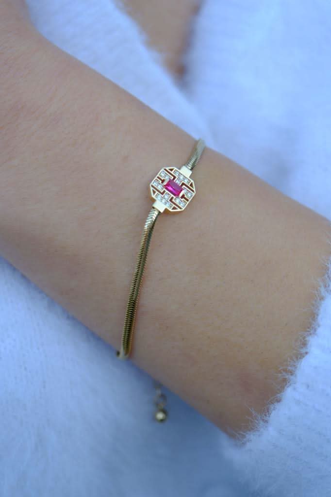 Altın Taşlı Minimal Set