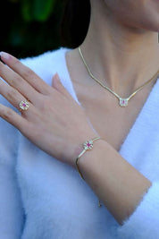 Altın Taşlı Minimal Set