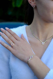 Altın Taşlı Minimal Set