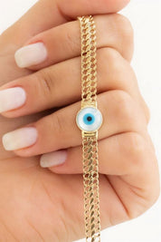 Altın Nazar Boncuğu Bileklik