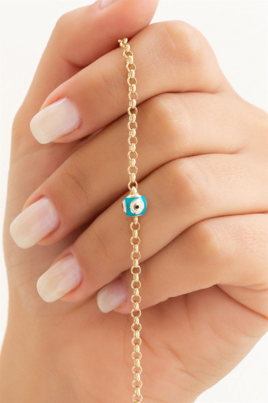 Altın Nazar Boncuğu Bileklik