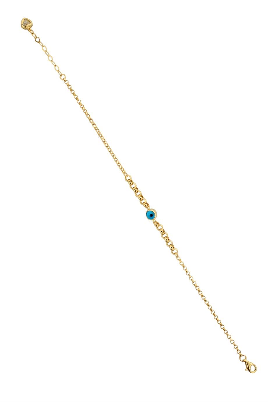 Altın Nazar Boncuklu Bileklik