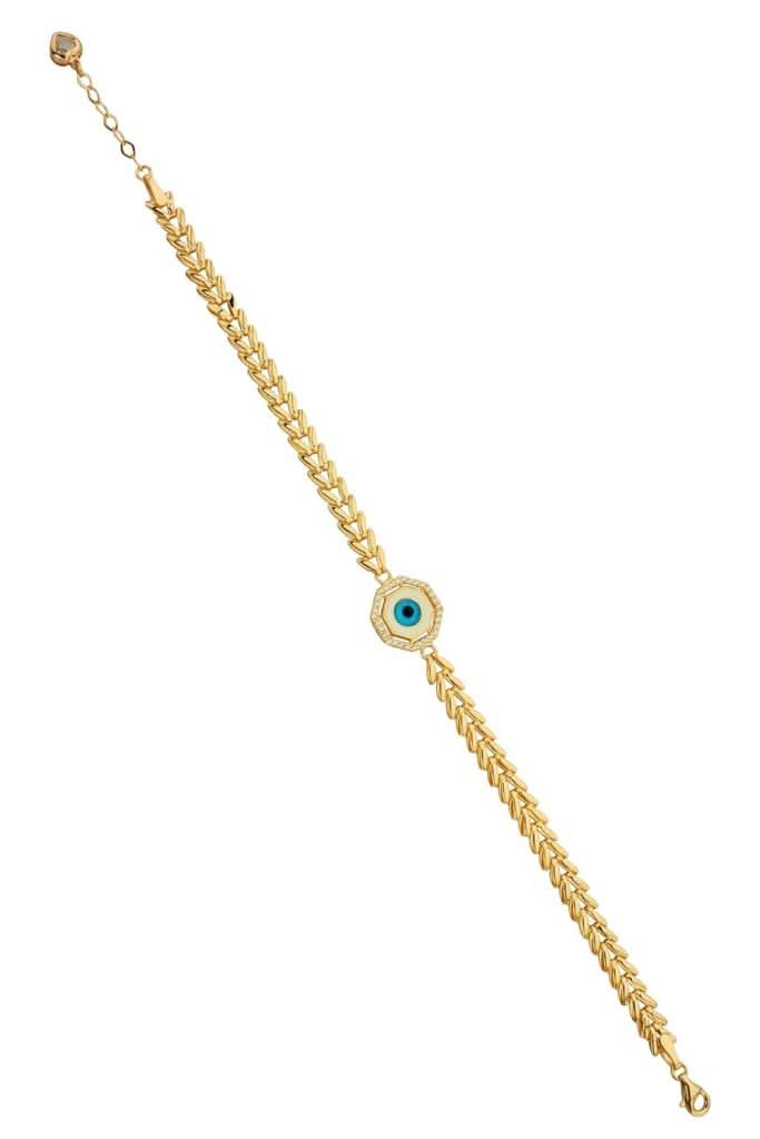 Altın Nazar Göz Bileklik