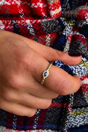 Altın Nazar Göz Yüzük