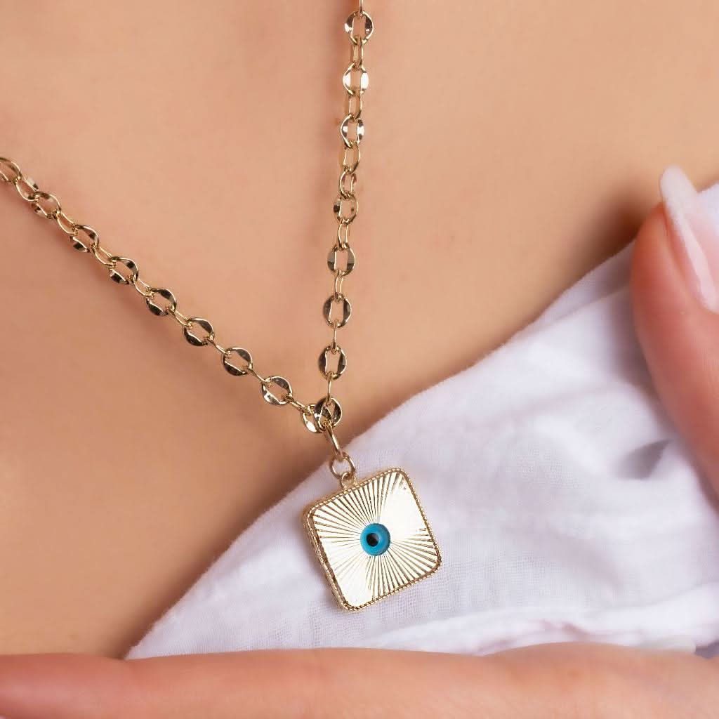 Altın Nazar Kolye
