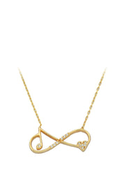 Altın Notalı Sonsuzluk Kolye