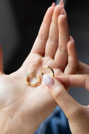 Altın Şarnel Küpe