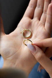 Altın Şarnel Küpe