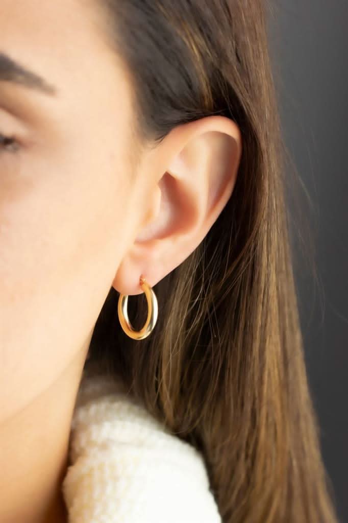 Altın Şarnel Küpe