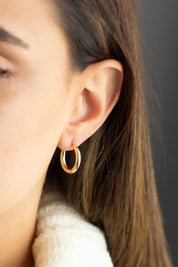 Altın Şarnel Küpe