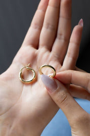 Altın Şarnel Küpe