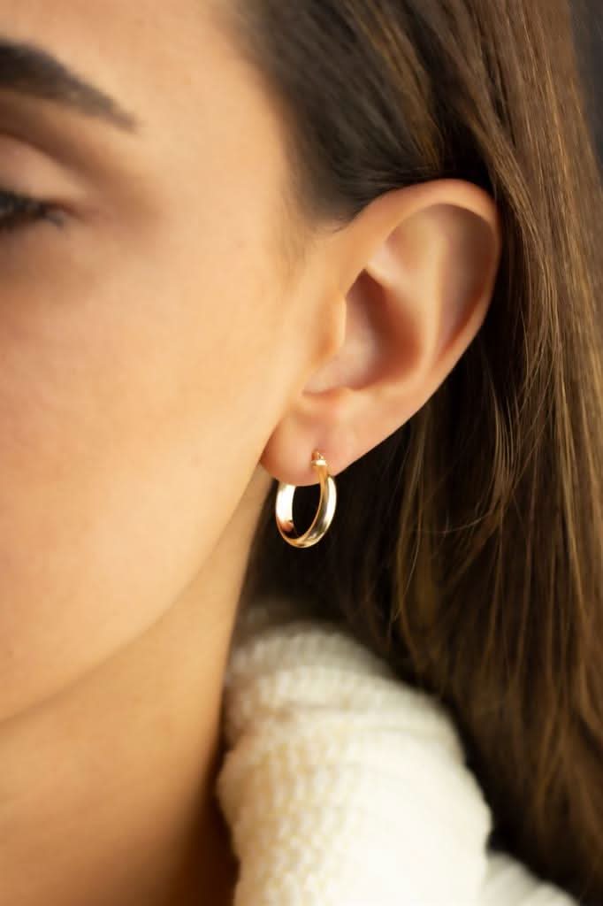 Altın Şarnel Küpe