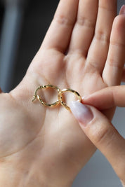 Altın Şarnel Küpe