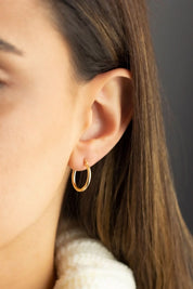 Altın Şarnel Küpe