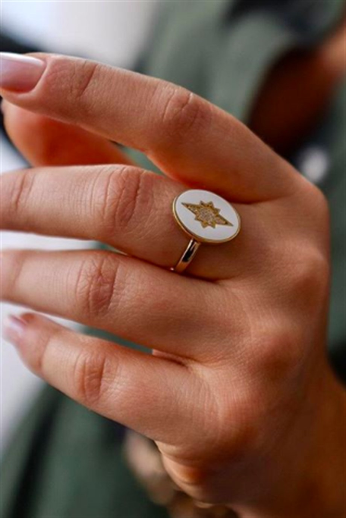 Altın Şimal YıldızıYüzük